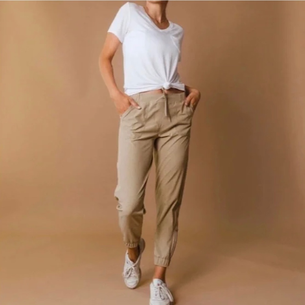 Albion Fit Khaki Jetsetters Joggers